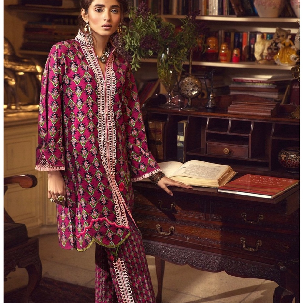 2 pc designer Pakistani outfit